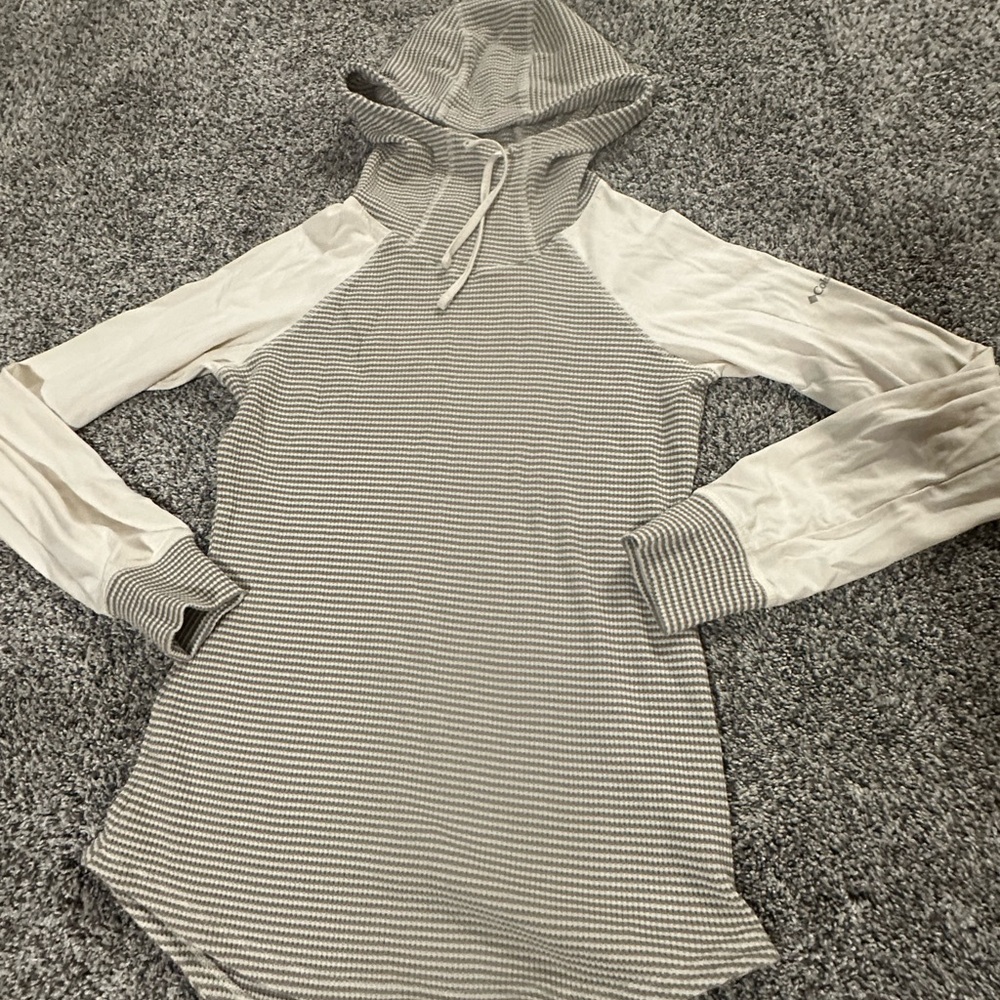 Womens Columbia hooded long sleeve top size S Small